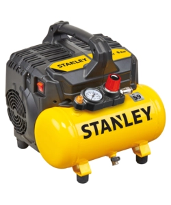 COMPRESSORE ARIA SILENZIATO STANLEY 6L 1HP